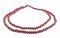 The Bead Chest Natural 6mm Wooden Beads in Red - Cherry for Jewelry Making – Round Loose Wood Spacer Beads I Approximately 75 Beads